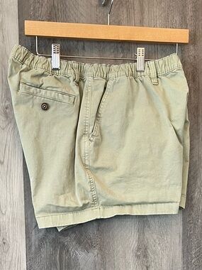 Chubbies Shorts Mens XL Green Orginals 4" Inseam Pockets Chino Preppy Beach